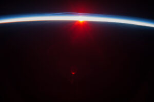 Sunset Over the Aleutian Islands (NASA, International Space Station, 08/04/13)
